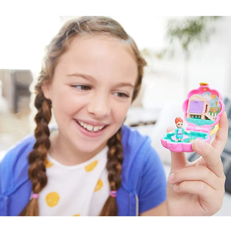 Оригинальная карманная мини-игрушка Polly мир с аксессуарами кукольный игрушечные