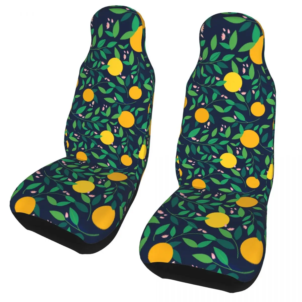 

Oranges And Leaves Universal Car Seat Cover Four Seasons Travel Car Seat Cushion Polyester Seat Protector