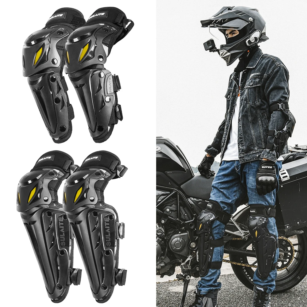 

2/4pcs Knee Elbow Combo Motorcycle Thickened Knee Pads Protective Gear Equipment Motocross Motorbike Riding Elbow Guard
