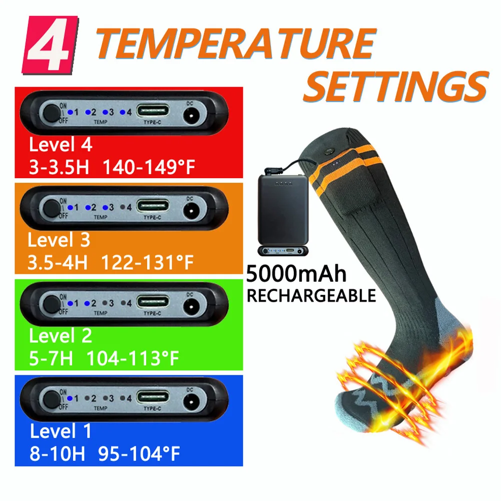 Рисунок 3 - Носки с электрическим подогревом для мужчин и женщин