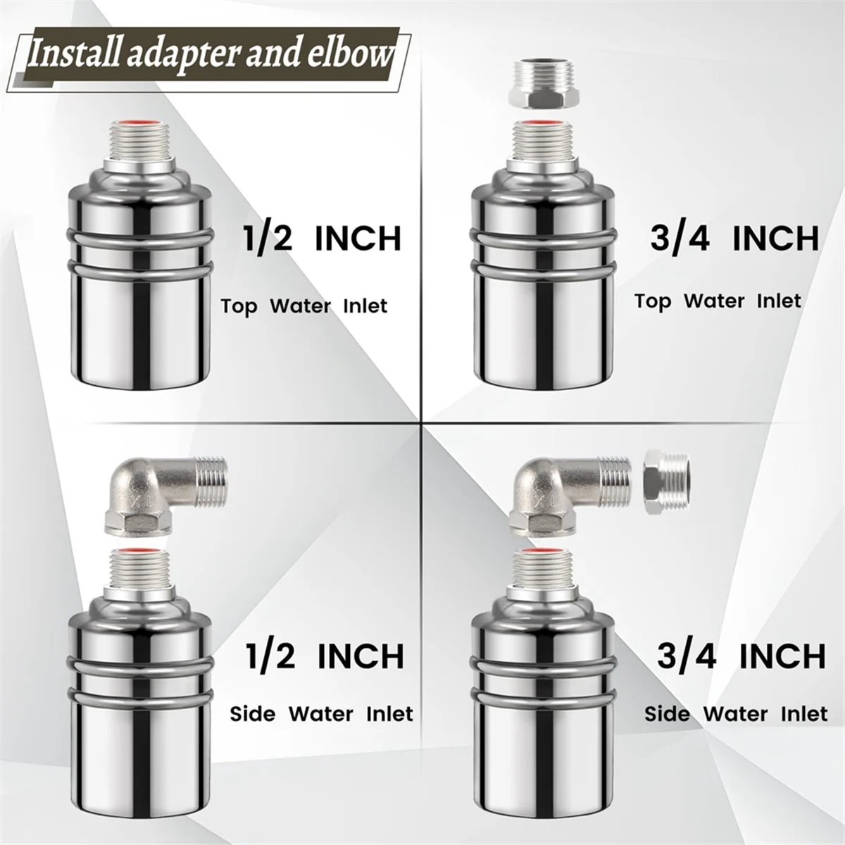 Полностью автоматический поплавковый клапан контроля уровня воды из