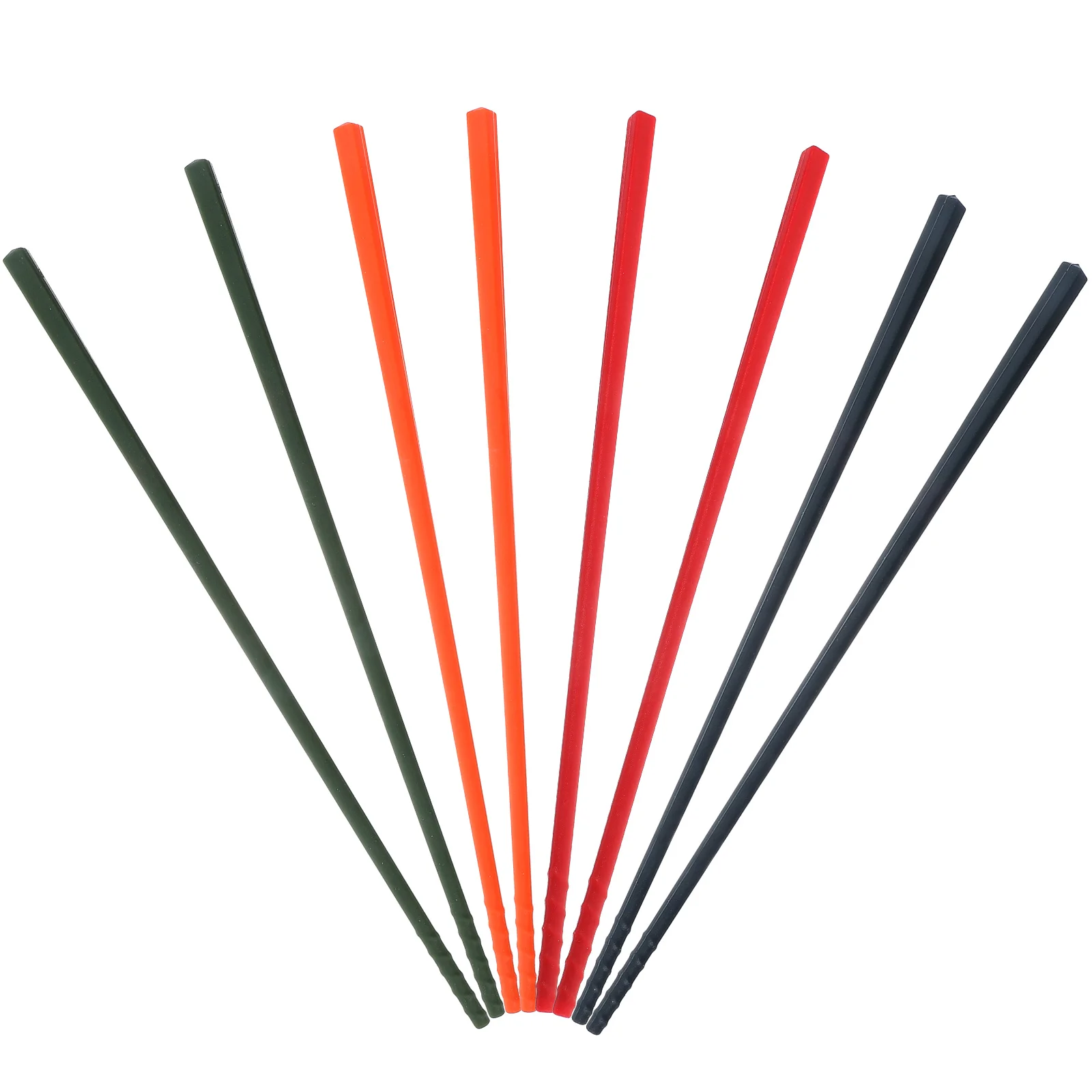 

Silicone Chopsticks Heat-resistant Anti-scalding Non-slip Practical Outdoor Household Mildew-proof Travel