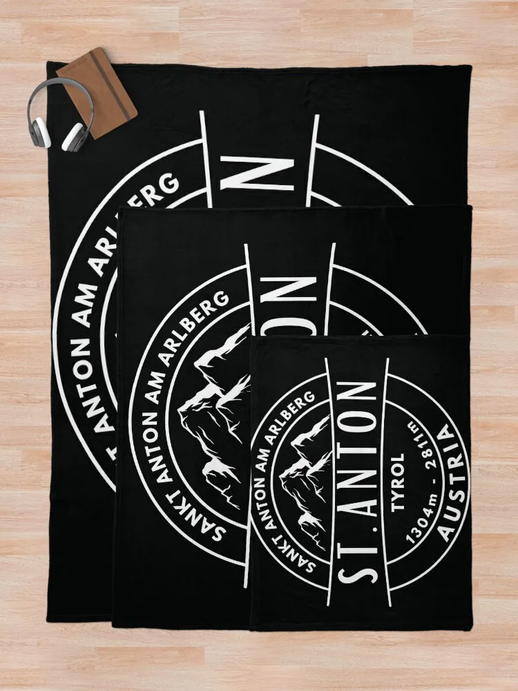 Святой Антон - Святая ам Арлберг Австрия Плед теплое зимнее лохматое винтажное