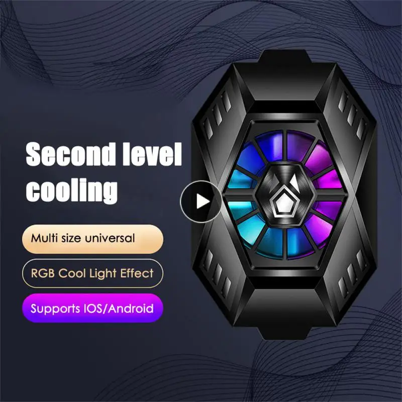 

Not Blocking Hands Semiconductor Heat Sink Turbine Silent Air Duct Game Heat Sink Small And Mini Cool Feel Mobile Accessories