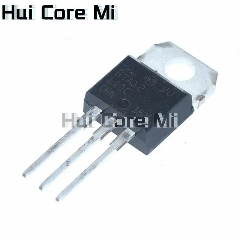 

10 шт BTA12-600C TO220 BTA12-600 TO-220 12-600C BTA12 Triacs 12 Amp 600 вольт