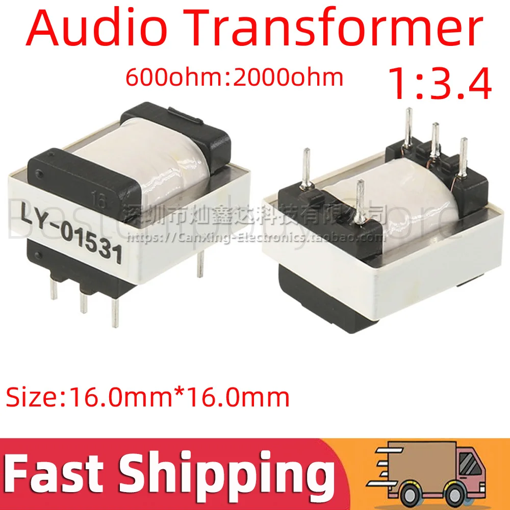 

Аудиотрансформатор Permalloy 600 Ом: 2000 Ом