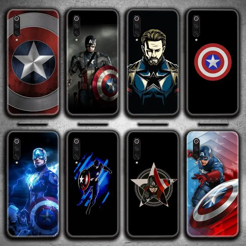 

Marvel captain america Steve Rogers Phone Case for Xiaomi Mi Note 10 Lite Mi 9T Pro xiaomi 10 CC9 9SE