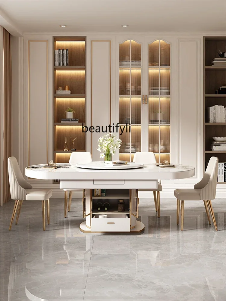 Современный женский роскошный автоматический обеденный стол для Маджонга