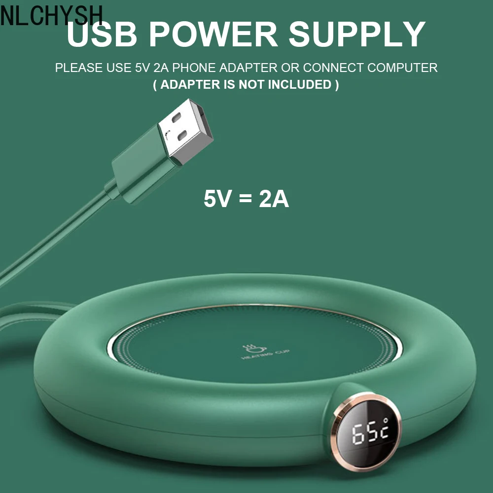 

Подогреватель для чашки кофе, молока, чая, с USB-зарядкой