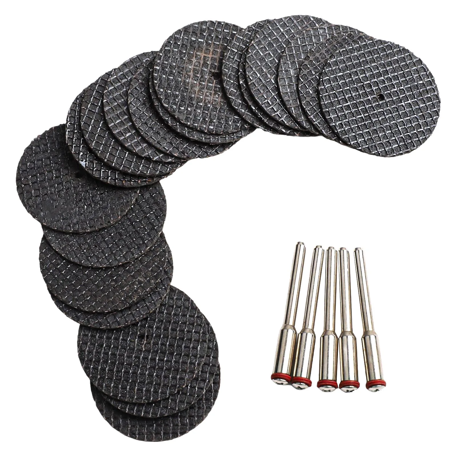 

20 шт., 32 мм, шлифовальный круг, отрезной диск, круглая смола, вал 3 мм для угловой шлифовальной машины, аксессуары, вращающийся инструмент для резки металла