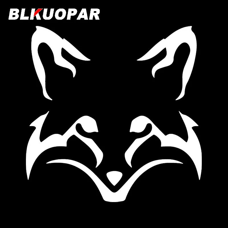 BLKUOPAR смарт-Fox Car стикеры прикуса царапин наклейка творческий ноутбук багажник