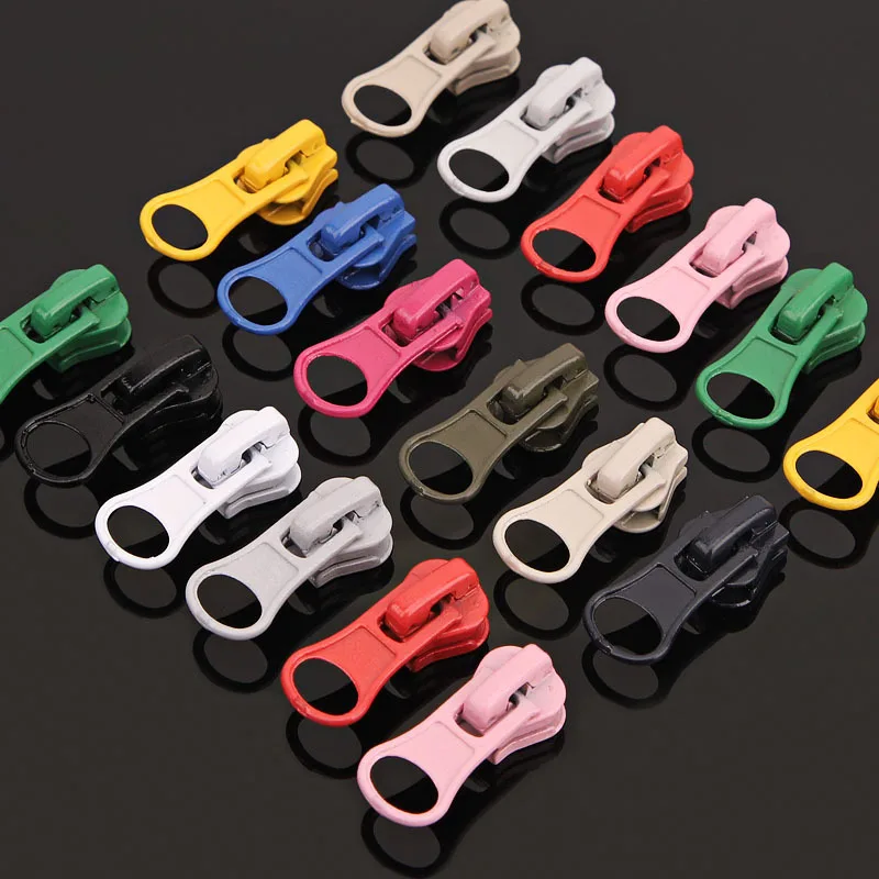 

5PCS 5# Zipper Head for Resin Zip Pull Slider DIY Repair Pillow Quilt Bedding Bags Clothes Sewing Tool Tailor Accessories