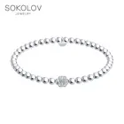 Браслет SOKOLOV из серебра, Серебро, 925, Браслеты на руку, Оригинальная продукция