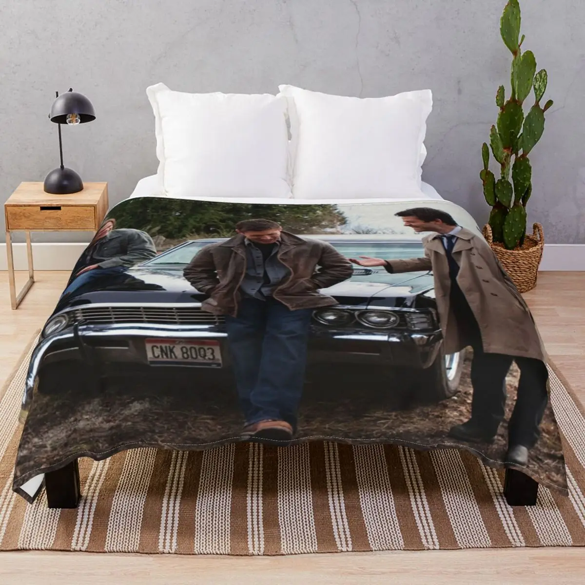 Team Free Will Blankets Flannel Summer Ultra-Soft Throw Blanket for Bed Sofa Travel Office