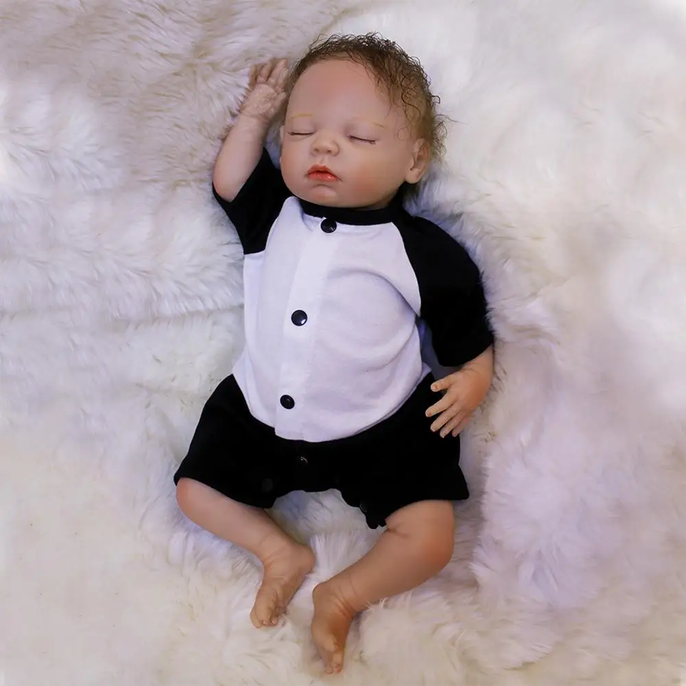 

Simulation Soft Plastic Silicone Plastic Realistic Reborn Doll 18 inch For Chidlren Birthdyas Gifts
