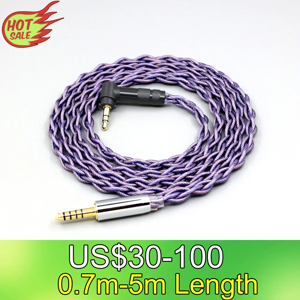 Тип 2 1 8 мм 140 ядер litz 7N OCC кабель для Fostex T50RP Mk3 T40RP Mk2 T20RP Dekoni аудио наушники LN008483