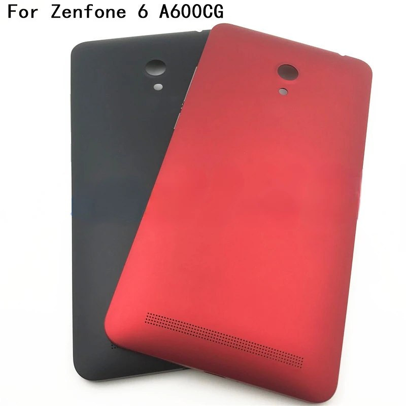 

New Battery Door back Rear Housing Cover Case For ASUS Zenfone 6 A600CG A601CG Z011D 6.0 inches With Power Volume Buttons+Logo