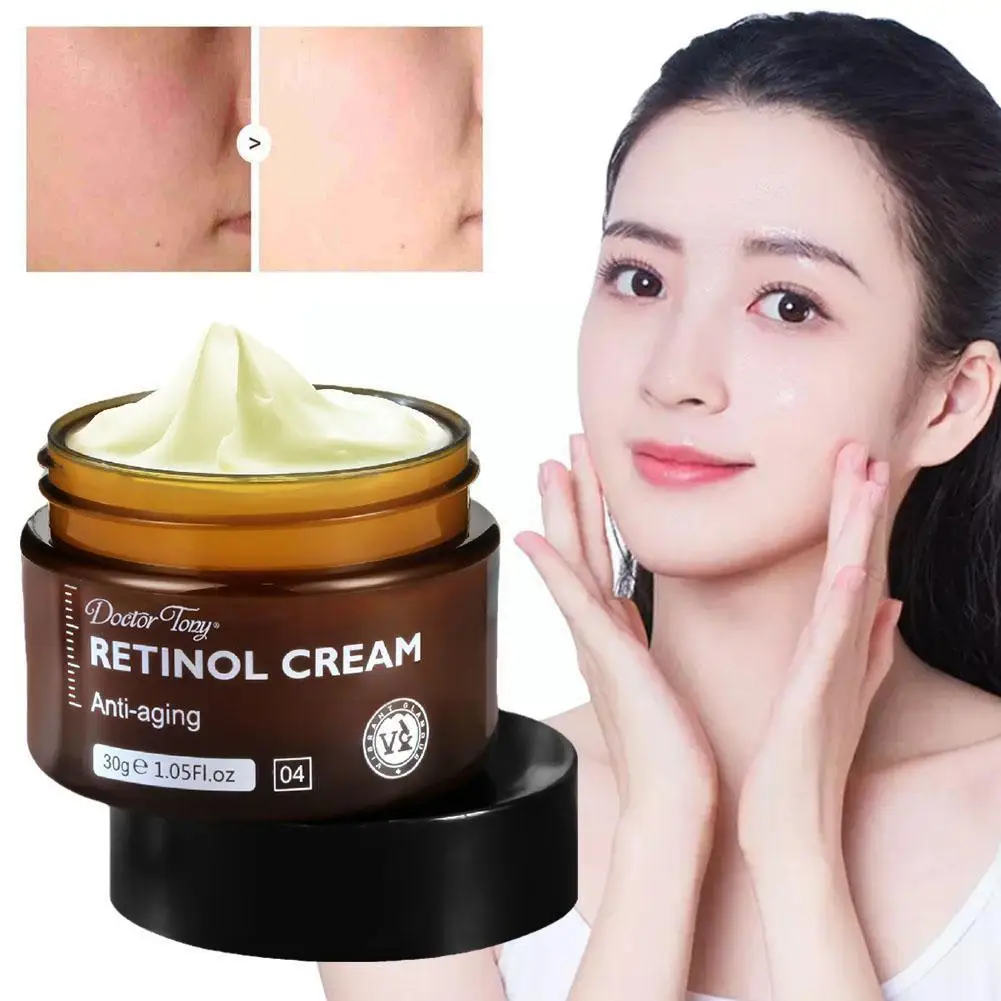 

Retinol Face Cream Anti Wrinkle Firming Lifting Improve Moisturizing Fine Brightening Lines Whitening Z0U6