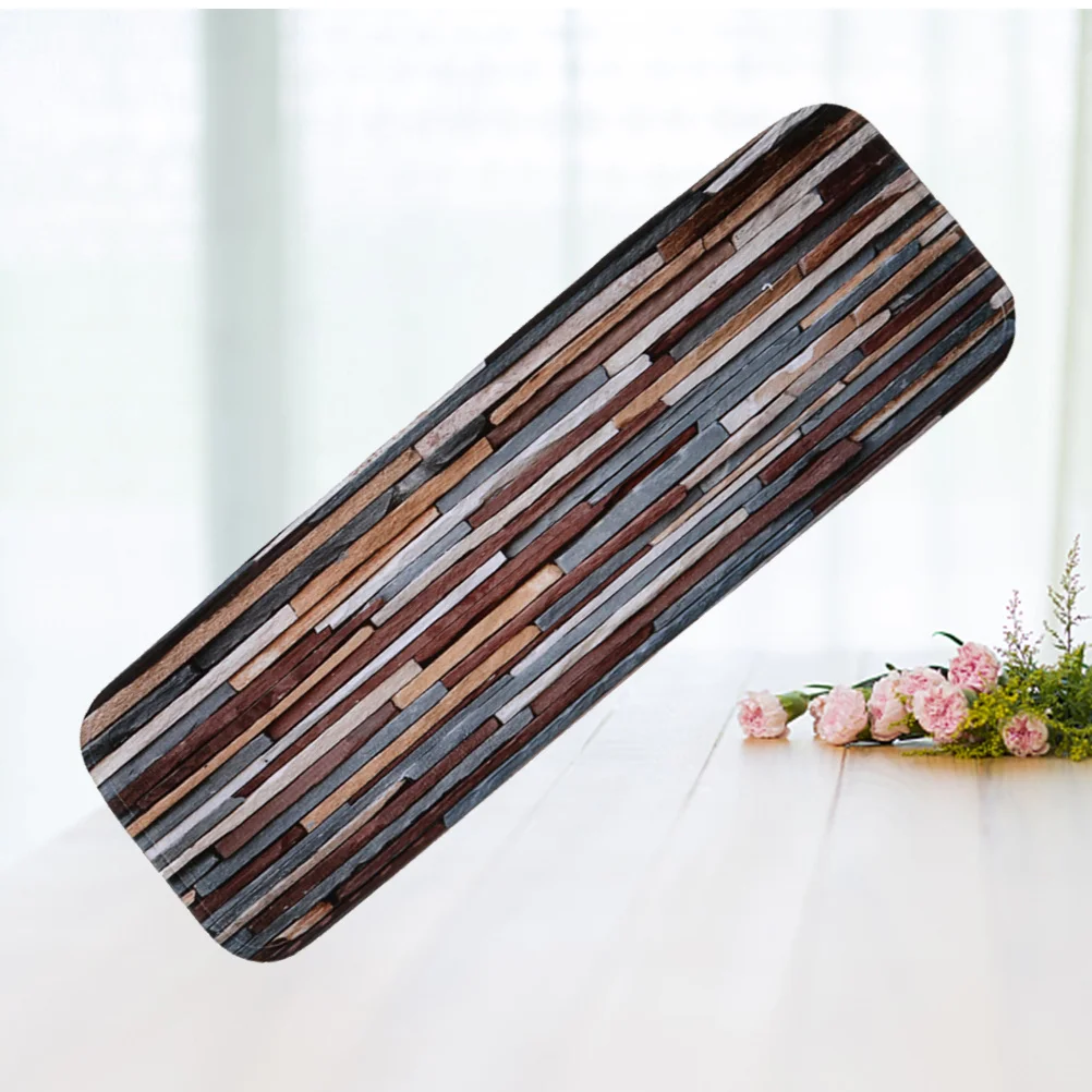 

5pcs Non-slip Stair Carpet Treads Washable Stair Tread Mat with Adhesive Tape and Rubber Backing(Pattern 6)