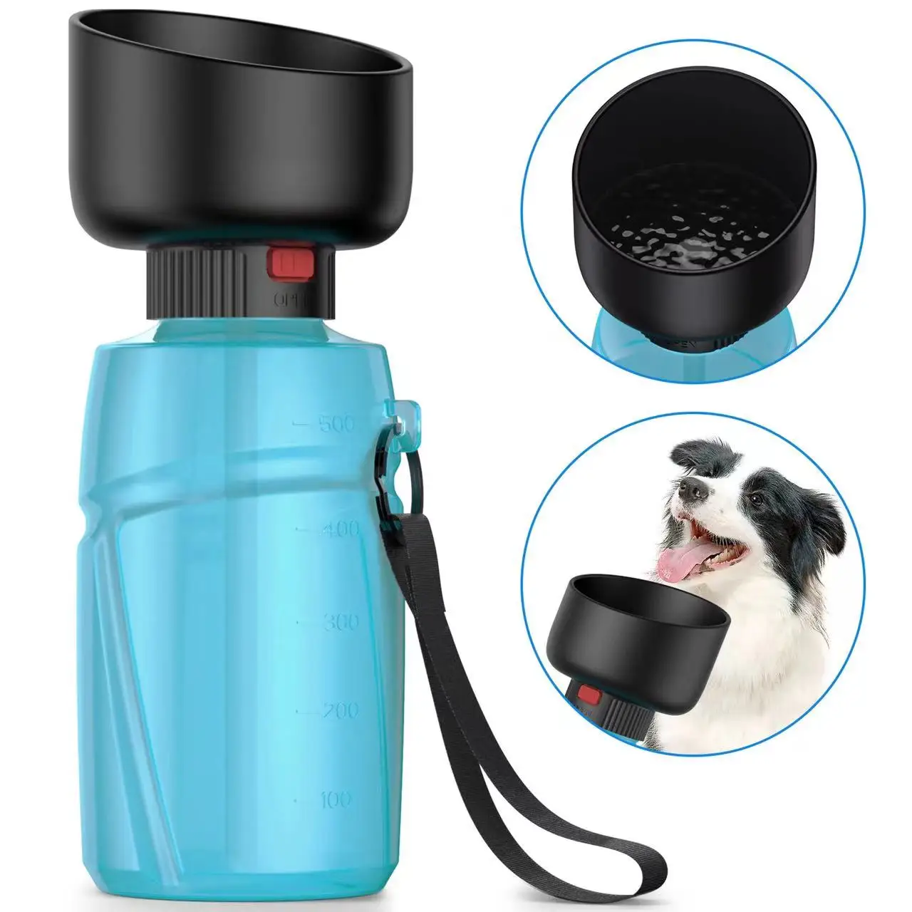 

Dog water dispenser portable go out kettle golden retriever teddy small and medium squeeze water cup cat pet supplies