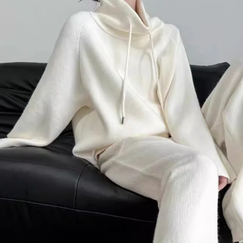 DEAT 2024 новый зимний свободный повседневный спортивный женский комплект из двух