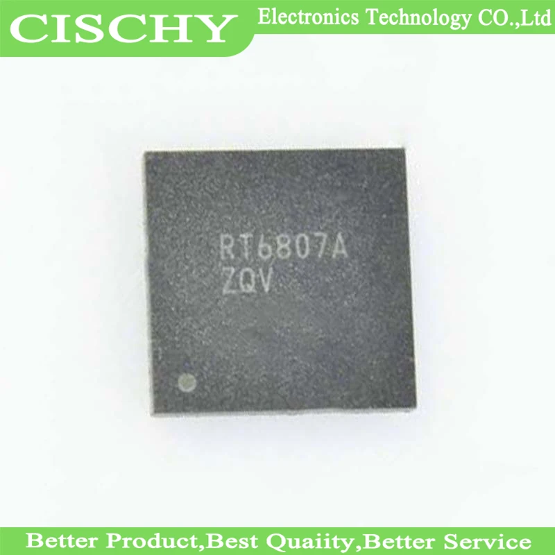 

2pcs/lot RT6807A RT6807AZQV QFN-48 Chipset In Stock