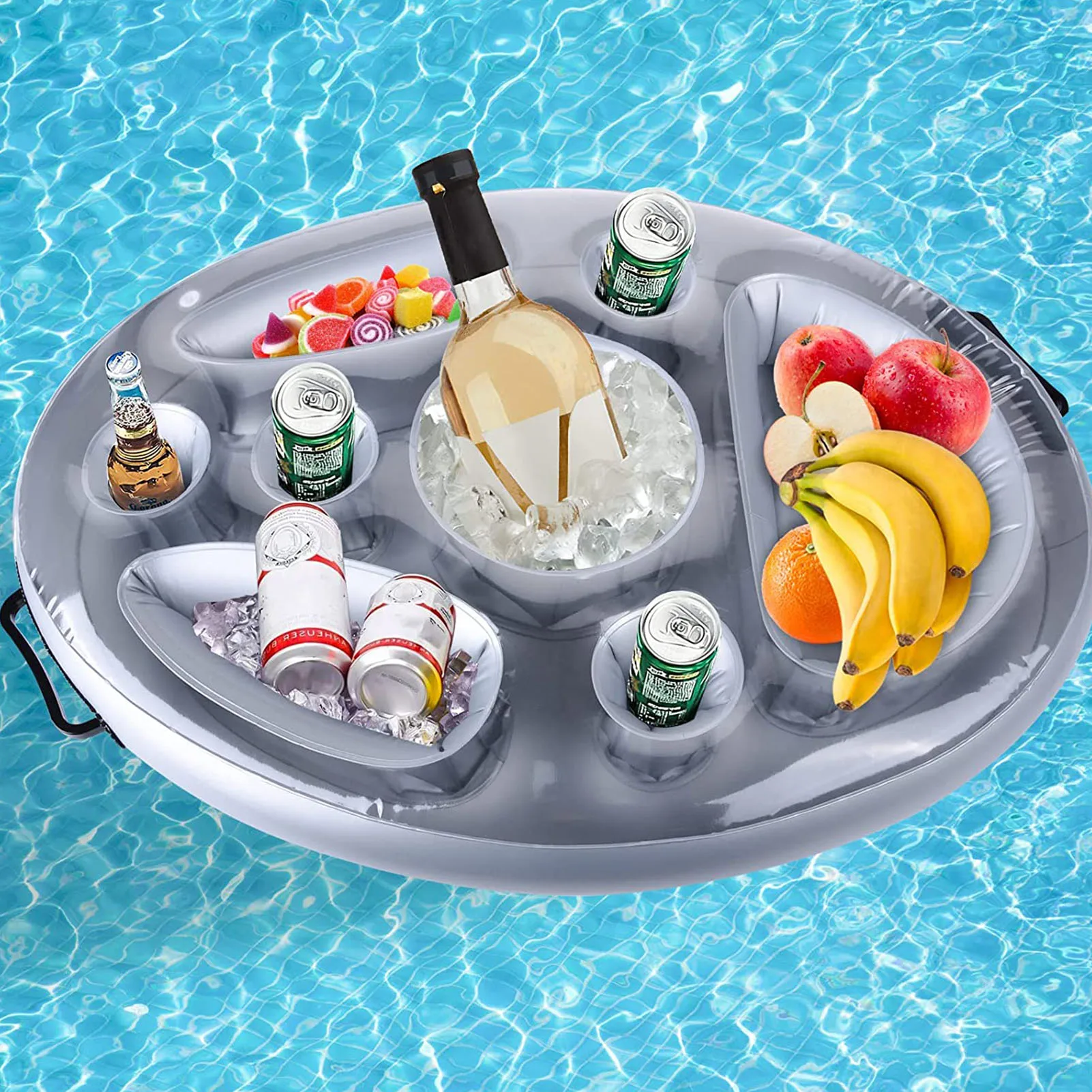 

Держатель для чашки-ведра для летней вечеринки, поплавок для бассейна, пива, фруктов, барный поднос, аксессуары для пляжа и бассейна