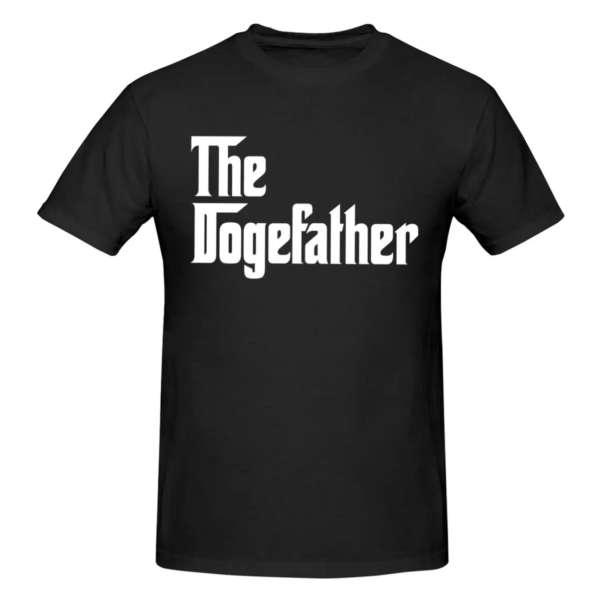 Фото Мужская футболка The Dogefather 2025, винтажная мужская рубашка большого размера с хлопковыми рукавами на заказ №1