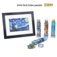 famous artists puzzles kids educational toys adult toys ornament mini test tube puzzle vincent willem van gogh famous paintings