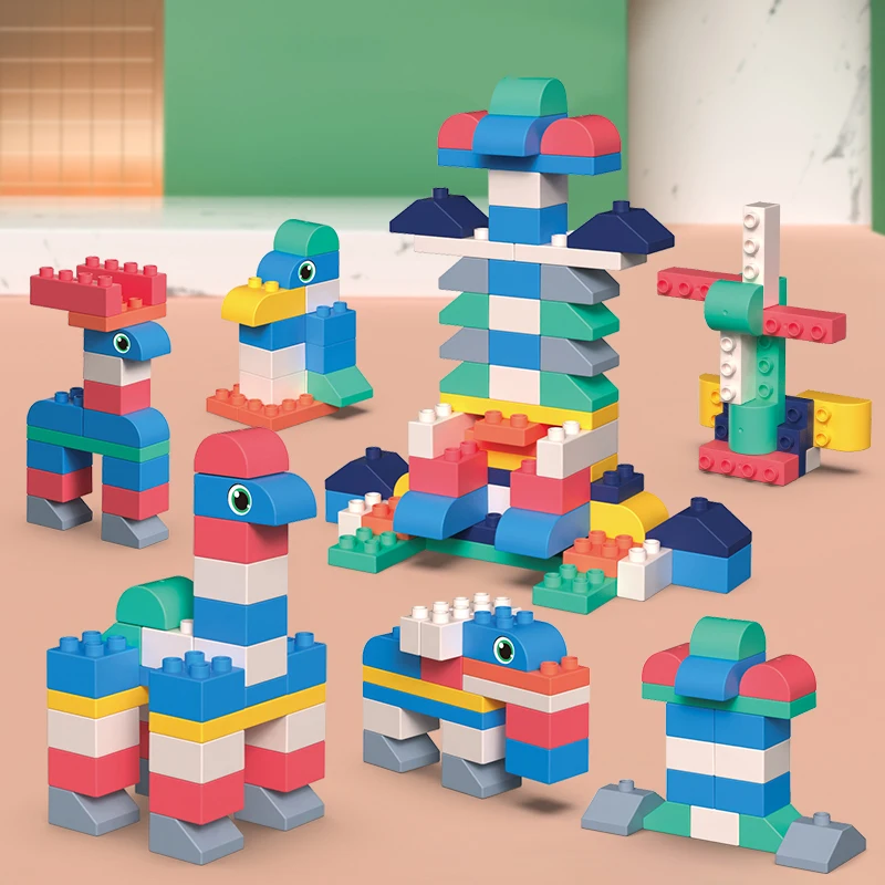 

Детский конструктор из мягкой резины, развивающая игрушка, большой размер