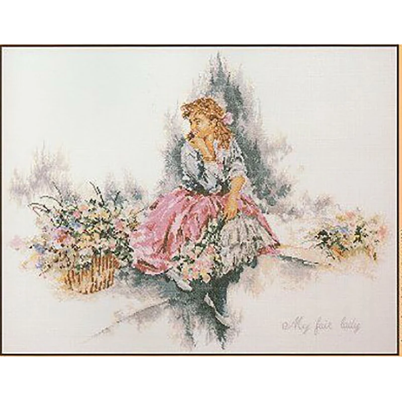 ZZ2453 набор для рукоделия Набор вышивки крестиком без принта наборы