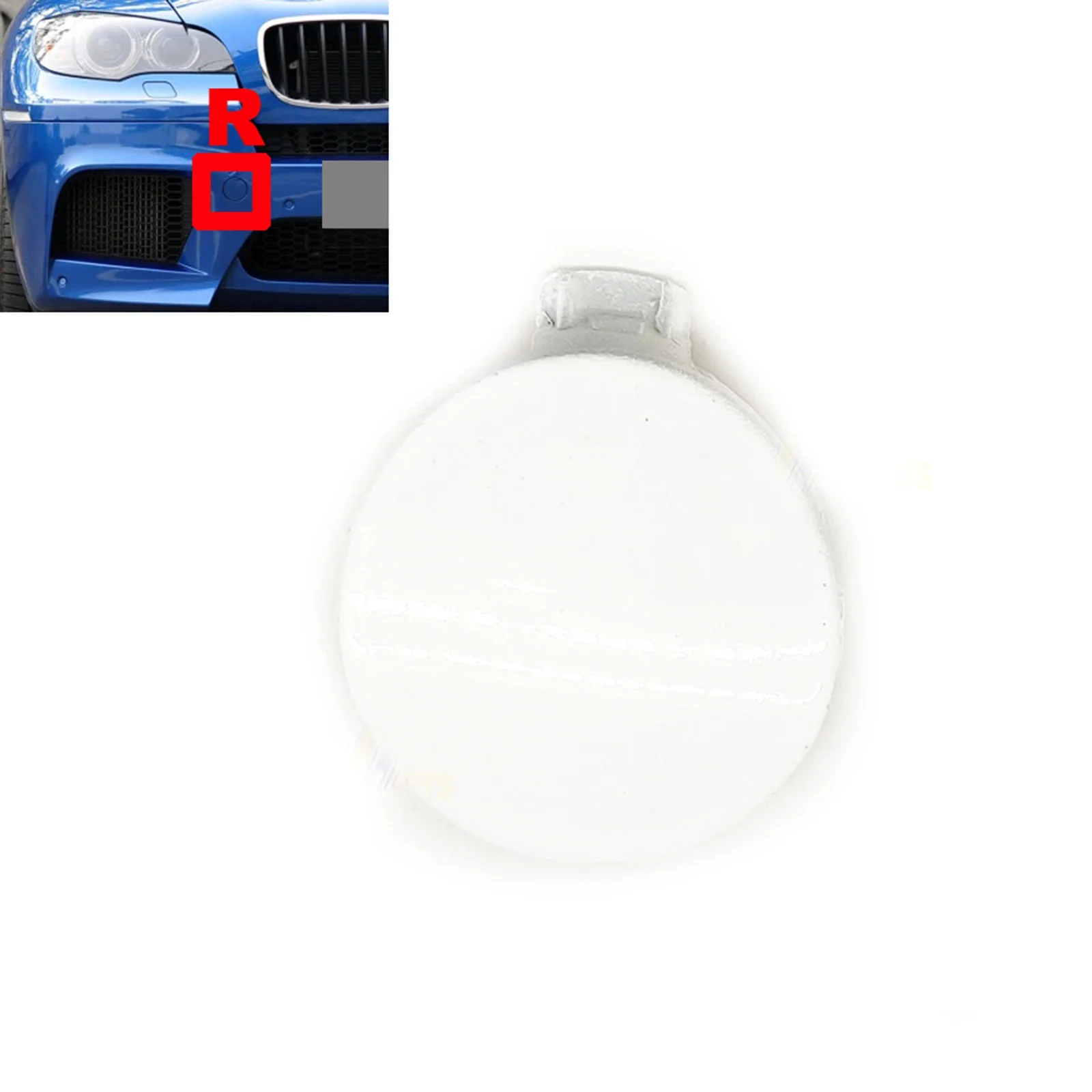 

Пара передних буксировочных крышек 09-14 BMW M series E70 LCI X5 M X5M / E71 LCI X6 M X6M 51117205545