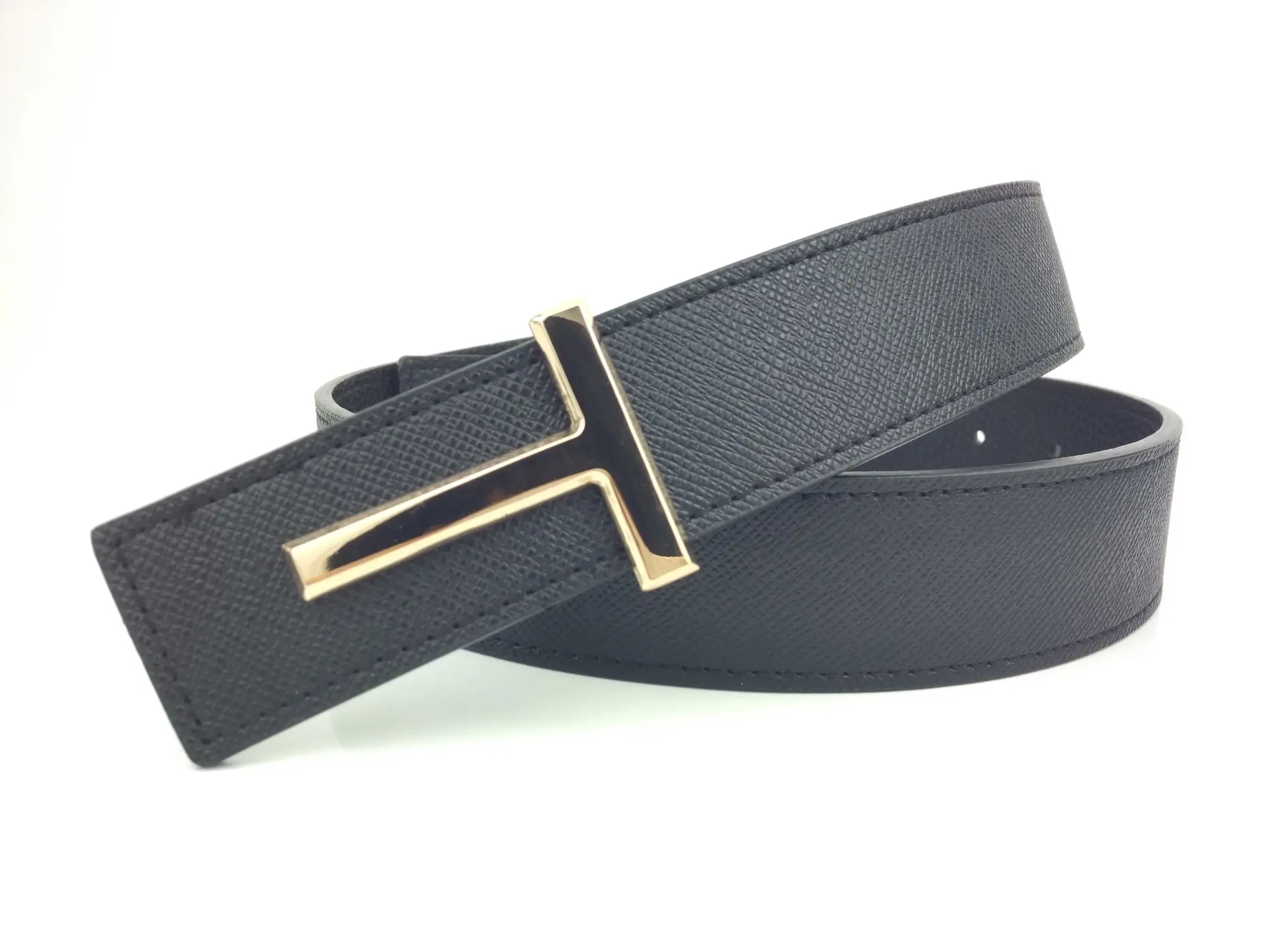 

Ремень с гладкой пряжкой для мужчин и женщин, модный кожаный пояс для джинсов, 38 мм