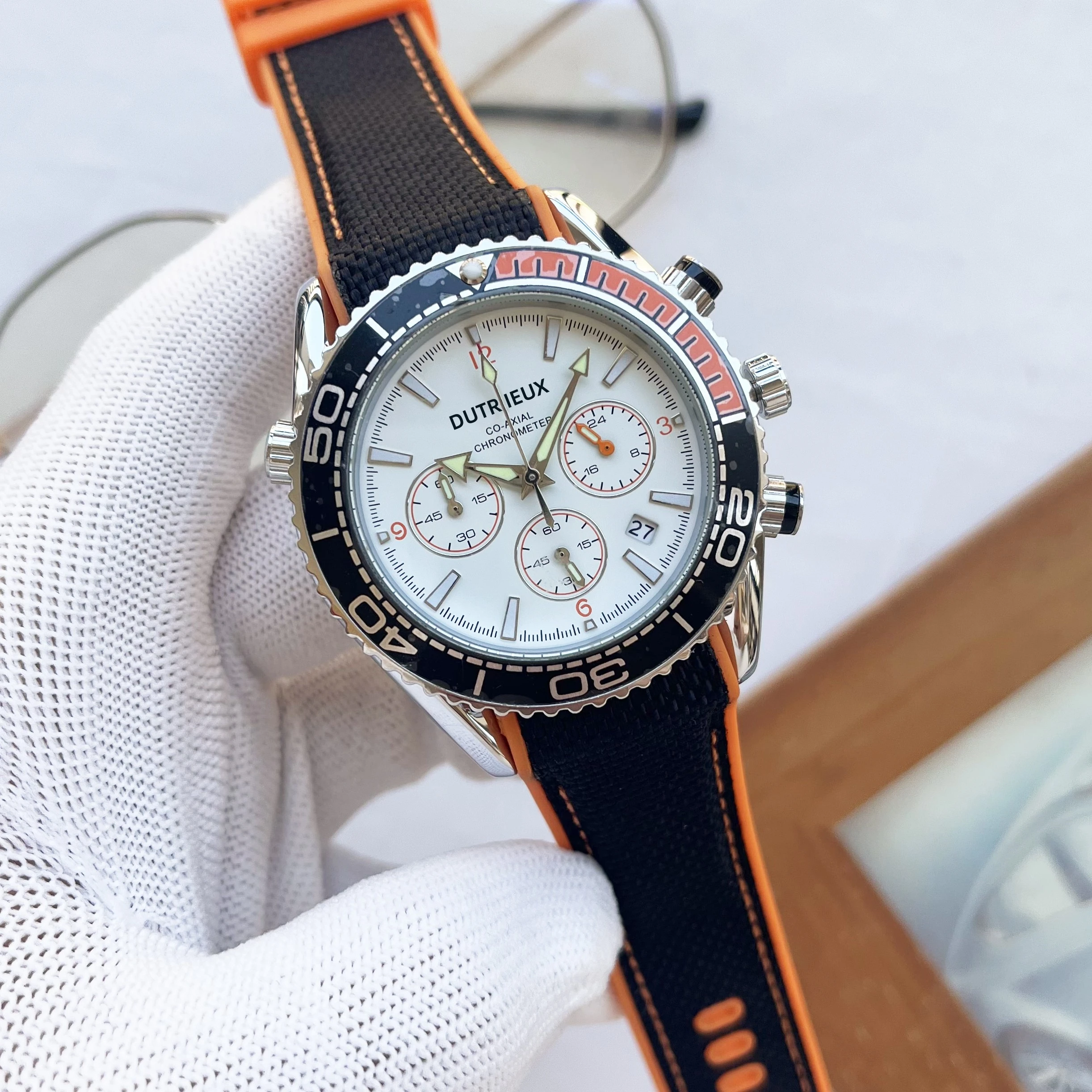 

Luxury Brand Watches for Men Quartz Movement Auto Date Chronograph High Quality Waterproof AAA Clocks Fashion Wristwatch