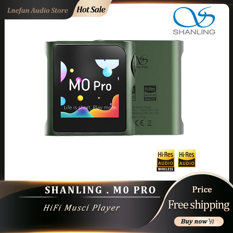 SHANLING M0 Pro Hi-Res Audio HIFI Портативный музыкальный MP3-плеер DAP USB DAC Dual ES9219C Bluetooth LDAC AptX PCM384