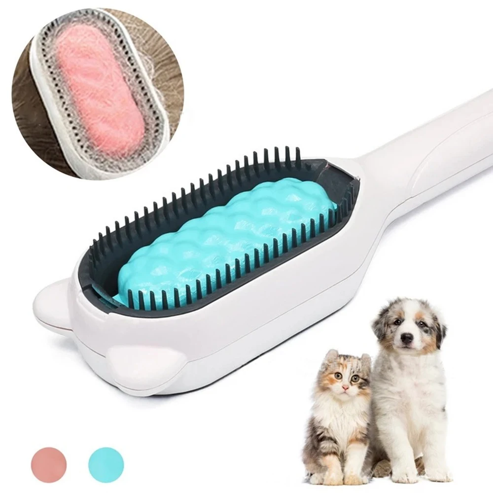 Multifunctional Pet Deshedding Brush Silicone Dog Brush Cat Grooming Comb Hair Remover Massage Tools for Cats Dogs Lint Remover