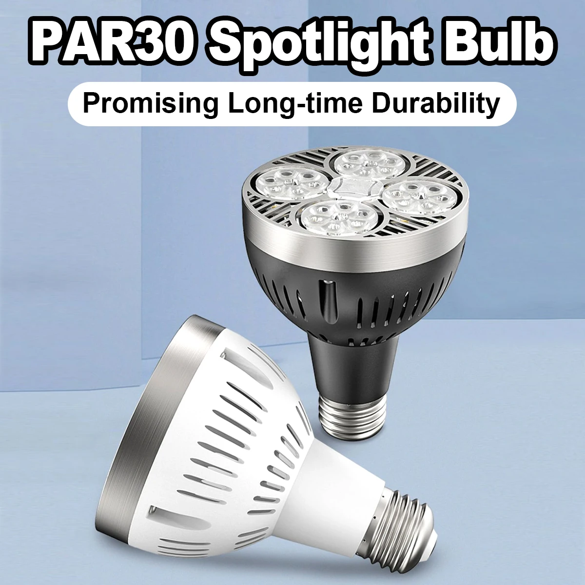 

Светодиодная лампа Par30 Aoyuansea 220V теплый/холодный/нейтральный белый E27 25W-45W