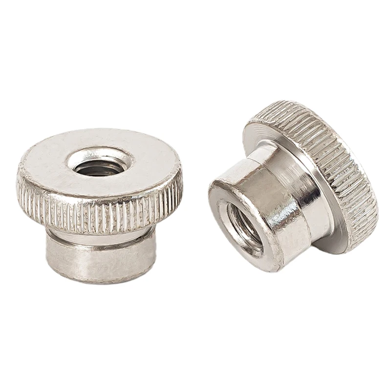 

2-30 шт. м3 М4 М5 М6 М8 М10 черный серебристый двойной шаг Регулировка Knurl гайка для большого пальца ручная затяжка Барашковая гайка 3D принтер занавеска стена GB806