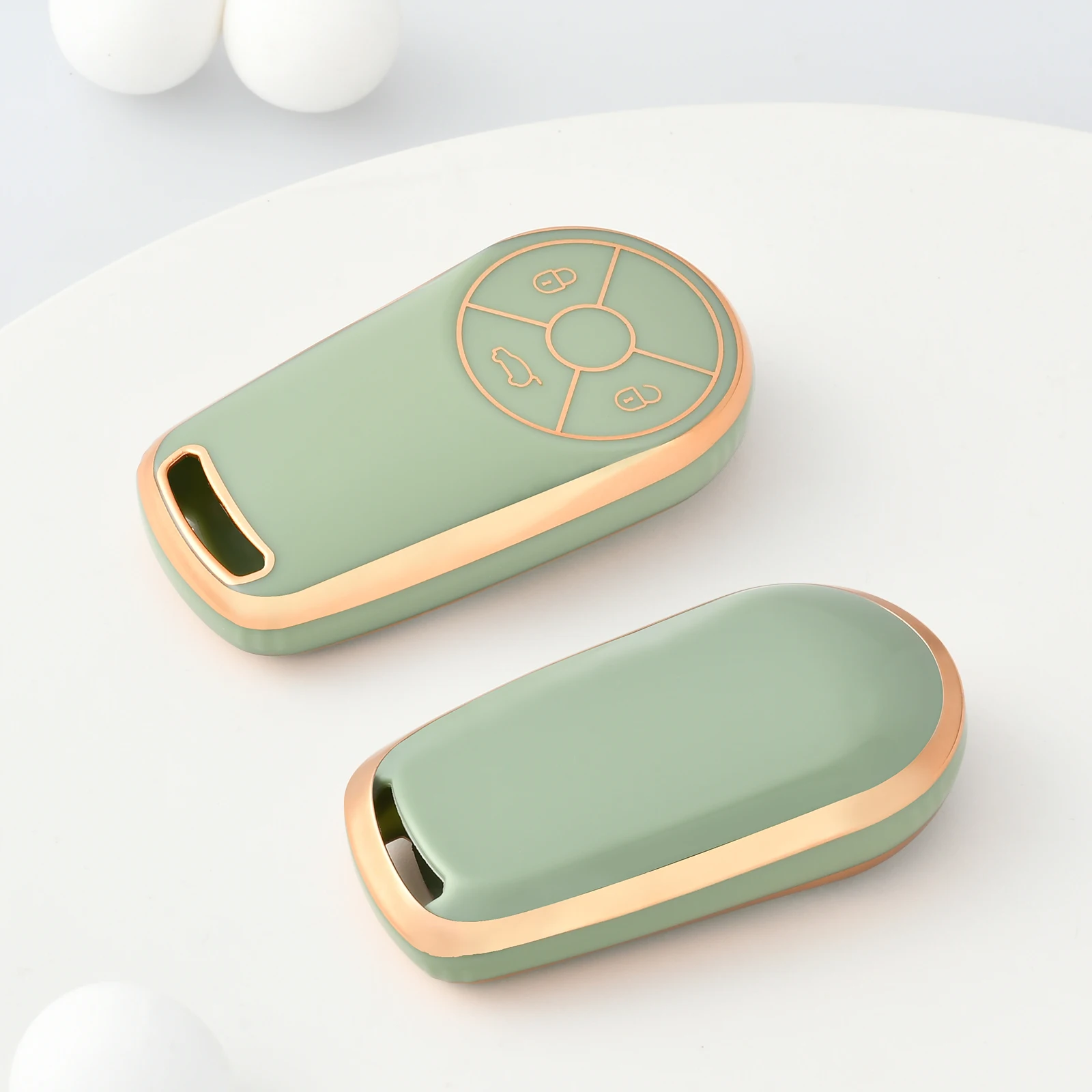 

Чехол для дистанционного ключа OFFCURVE для GWM HAVAL H6 M6 ORA Good Cat, чехол для ключа автомобиля с белым котом, брелок, защитная пленка из ТПУ, аксессуары