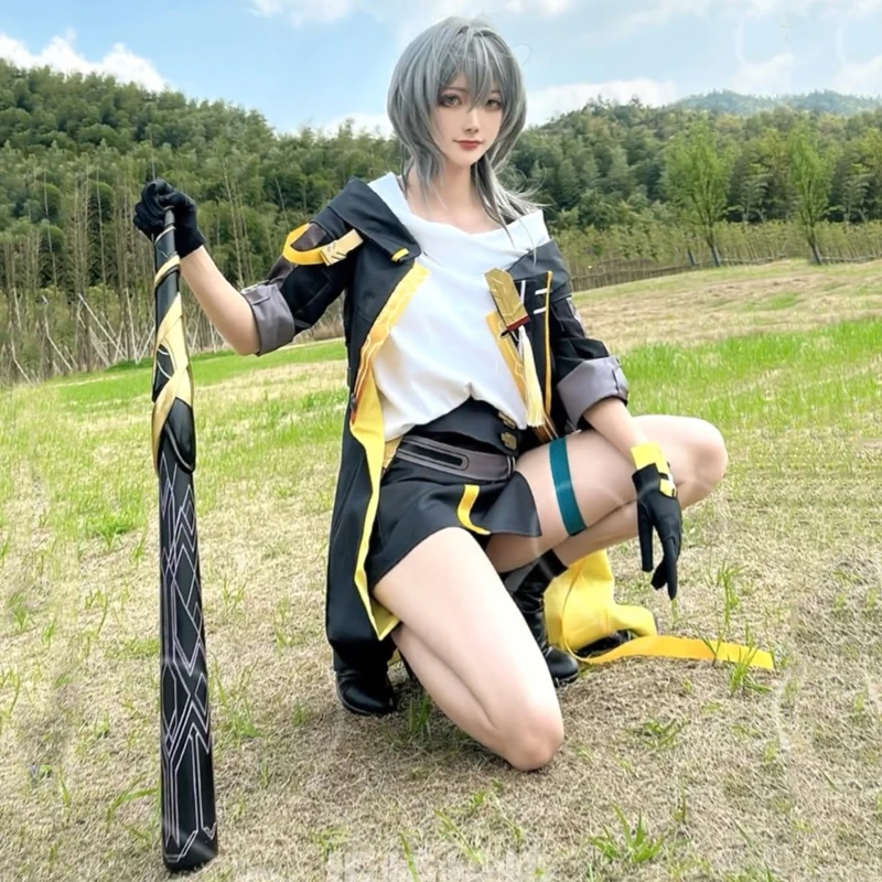 

Женский костюм для косплея Honkai Star Rail Trailblazer, Женский костюм для косплея, женское платье для игры в аниме, для Хэллоуина, карнавала, искусствен...