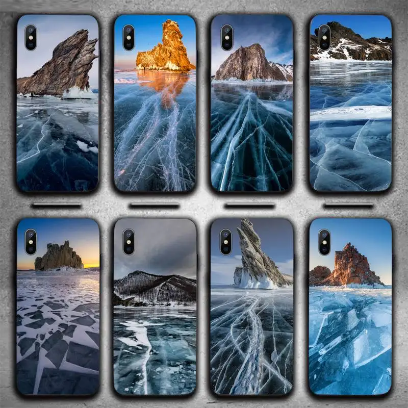 

Russia Lake Baikal landscape pattern Phone Case For iphone 12 11 13 7 8 6 s plus x xs xr pro max mini