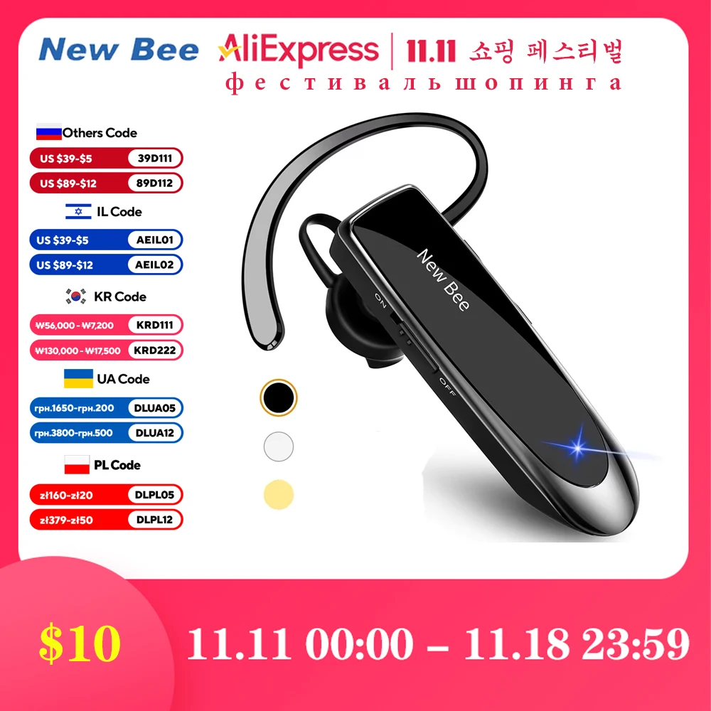 Беспроводная Bluetooth-гарнитура Bee B41