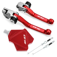 motorcycle short stunt clutch lever easy pull cable system brake clutch levers for honda crf230f crf 230f 2003 2021 2020 2019
