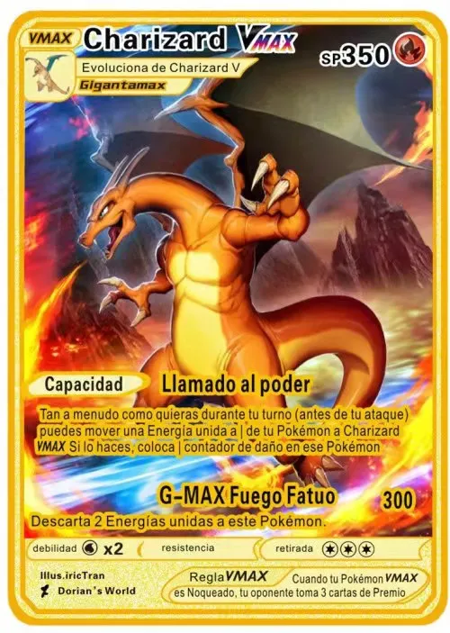 

Испанские карты Pokemon Mewtwo Charizard GX золотые металлические карты Charizard Vmax жесткий желез испанские металлические карты Pokemon Коллекция игр