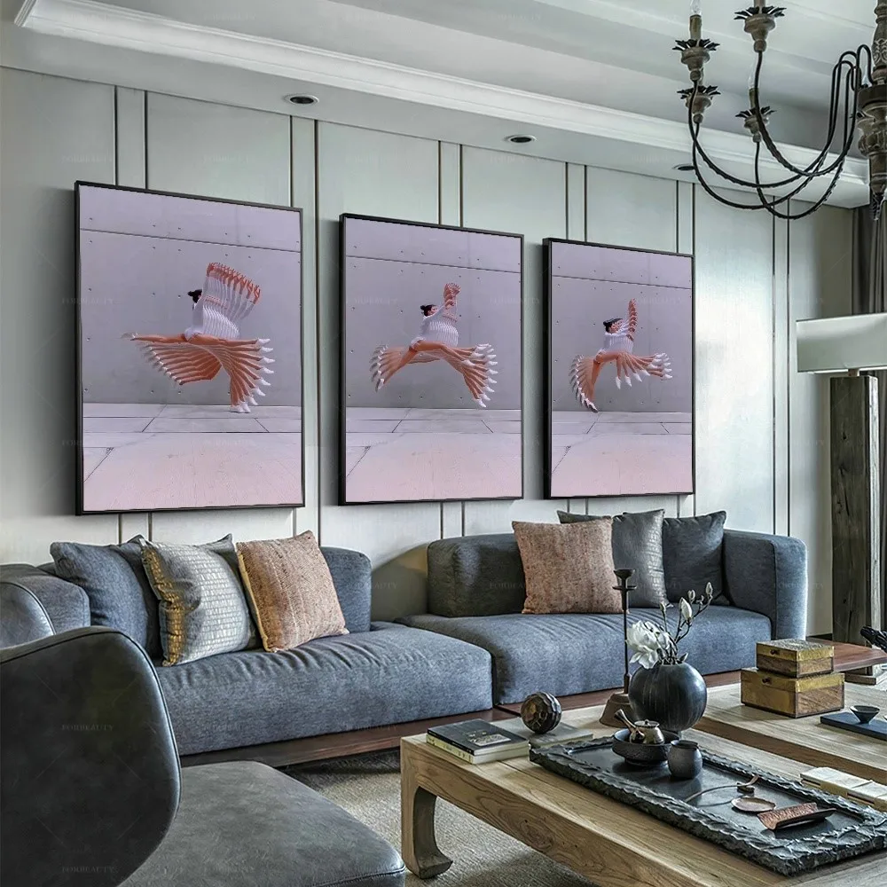 

Forbeauty балетные эффекты цифровая печать распылением Картина на холсте водонепроницаемая и может использоваться на улице картина маслом для декора отеля