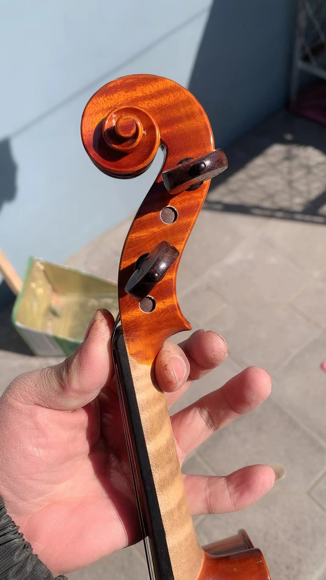 Полная европейская деревянная скрипка 4/4 Stradivarius цельная красная итальянская