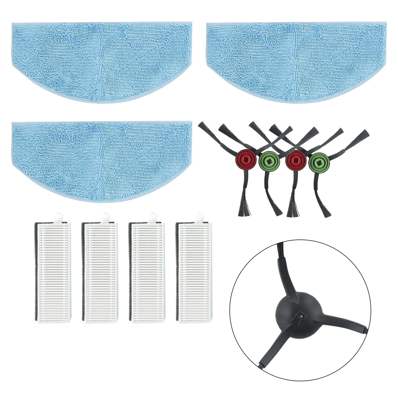 Достайте превосходные результаты очистки со сменным фильтром боковой щетки и