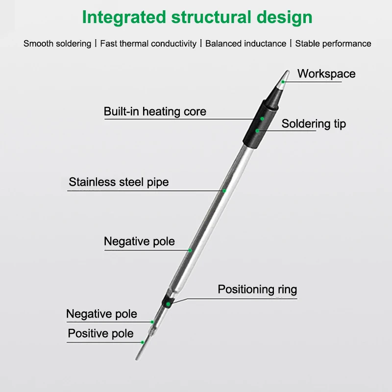 

Сварочные наконечники 3 шт., металлические, серебристые