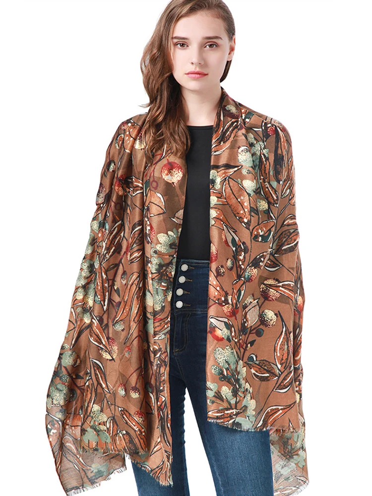 

Новый элегантный женский шелковый шарф Пляжная накидка роскошный золотой цветочный принт Женская Солнцезащитная Бандана Хиджаб Женский б...