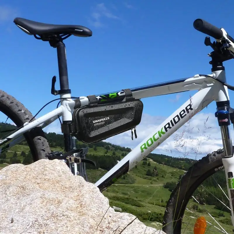 

Стабильная сумка для велосипеда, вместительный полиэстер, легкая установка, велосипедные аксессуары, водонепроницаемая уличная сумка для ...